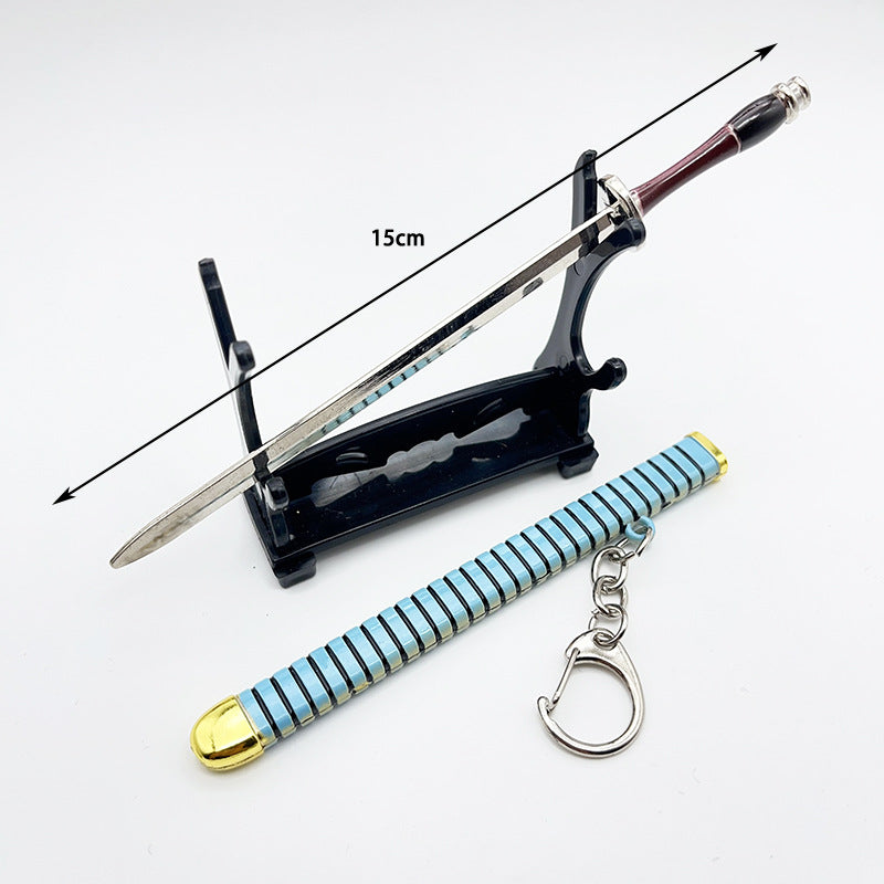 Wholesale Anime Peripheral One Piece Alloy Weapon Model Pendants